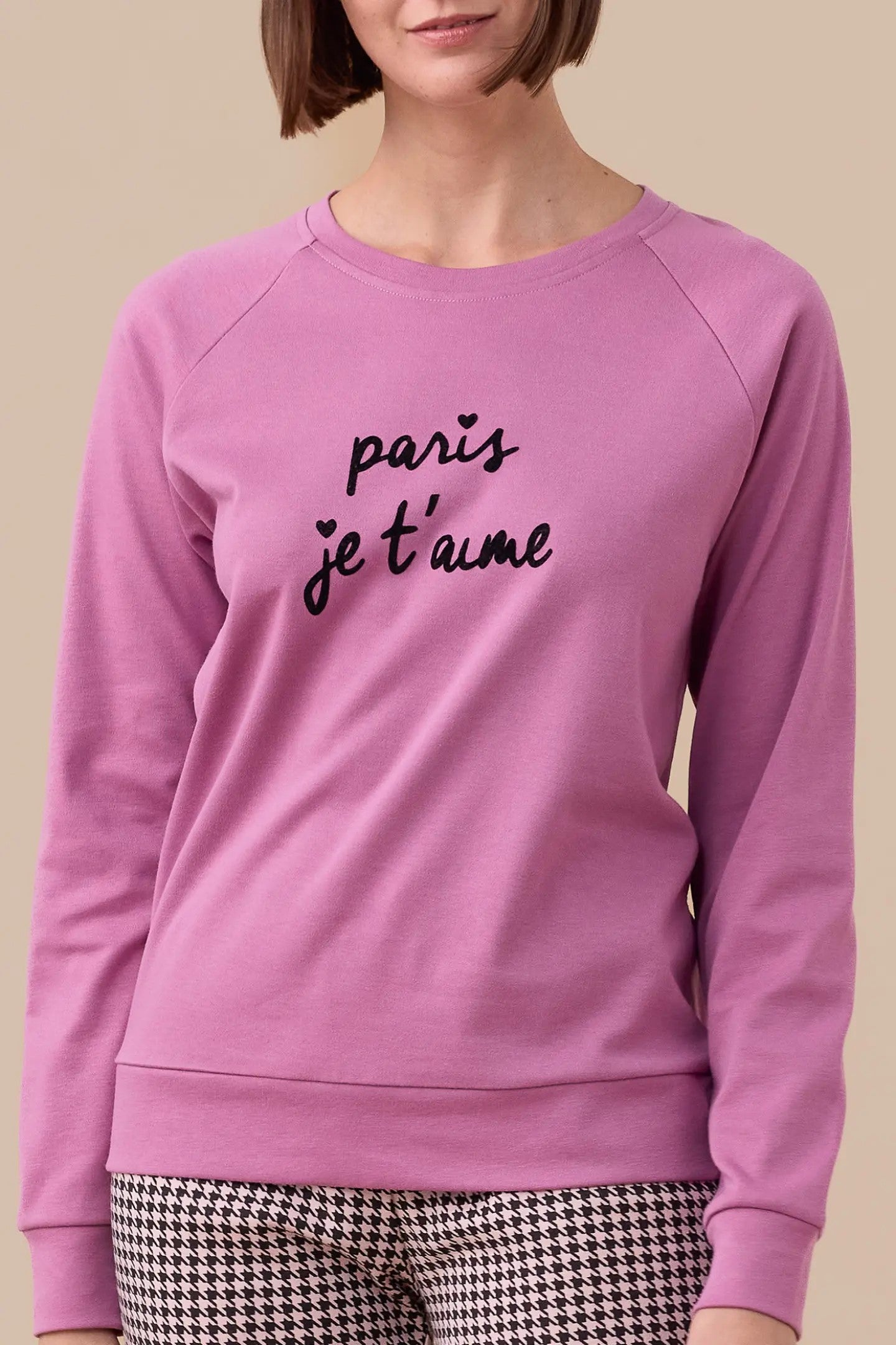 Pigiama donna caldo cotone Paris art. FA9245 – Noidinotte