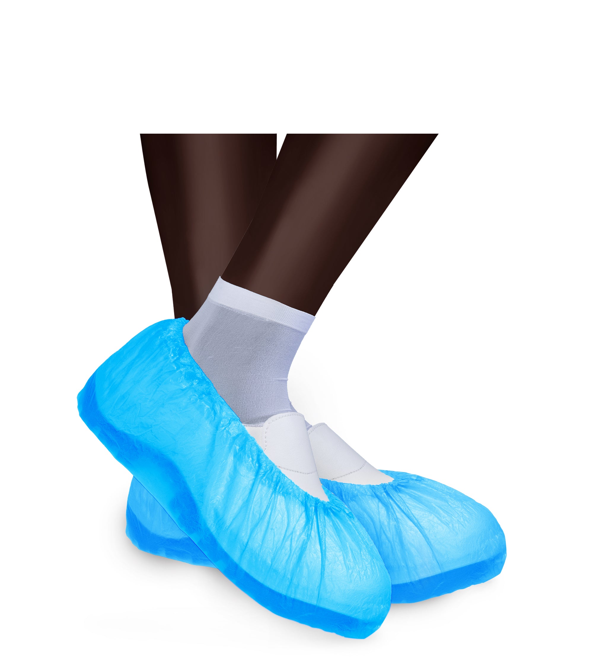 Copriscarpe CE DPI ctg. I reg UE 425/2016 - conf. da 100 pz.- 14024 col. blu - AJSIA