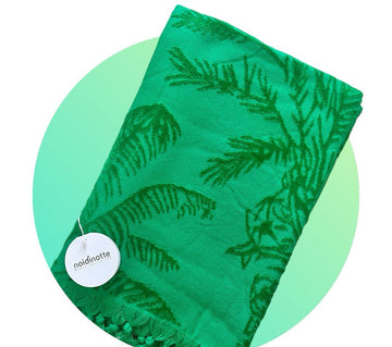 Telo mare in spugna verde AE0443 - Noidinotte