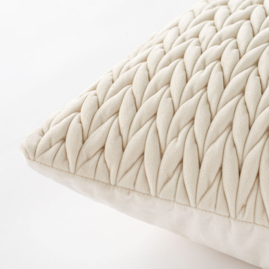 Cuscino arredo in velluto art. intreccio – Linea Oro