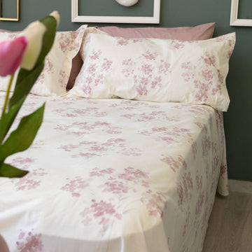 Completo lenzuola art. Amsterdam Pink - Maestri Cotonieri