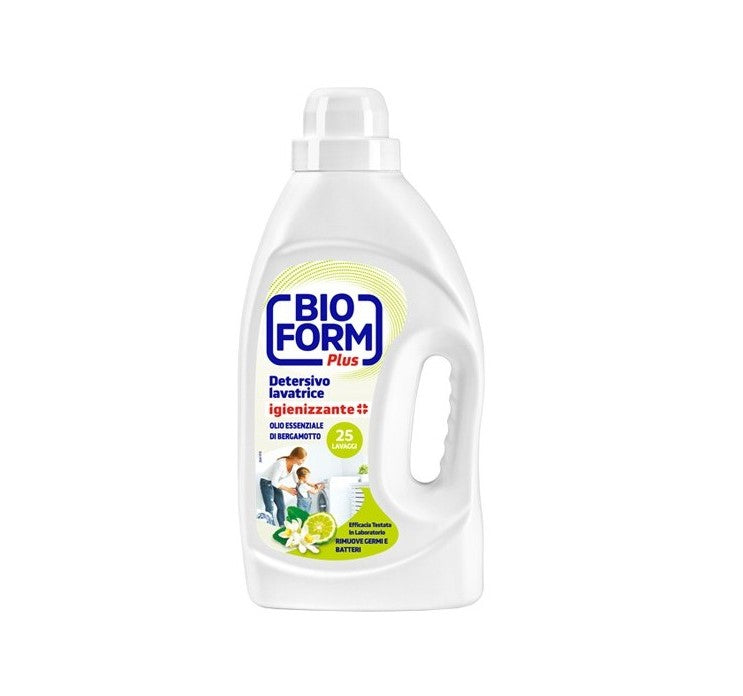 Detersivo lavatrice liquido bucato igienizzante da 1625 ml - Bioform Plus