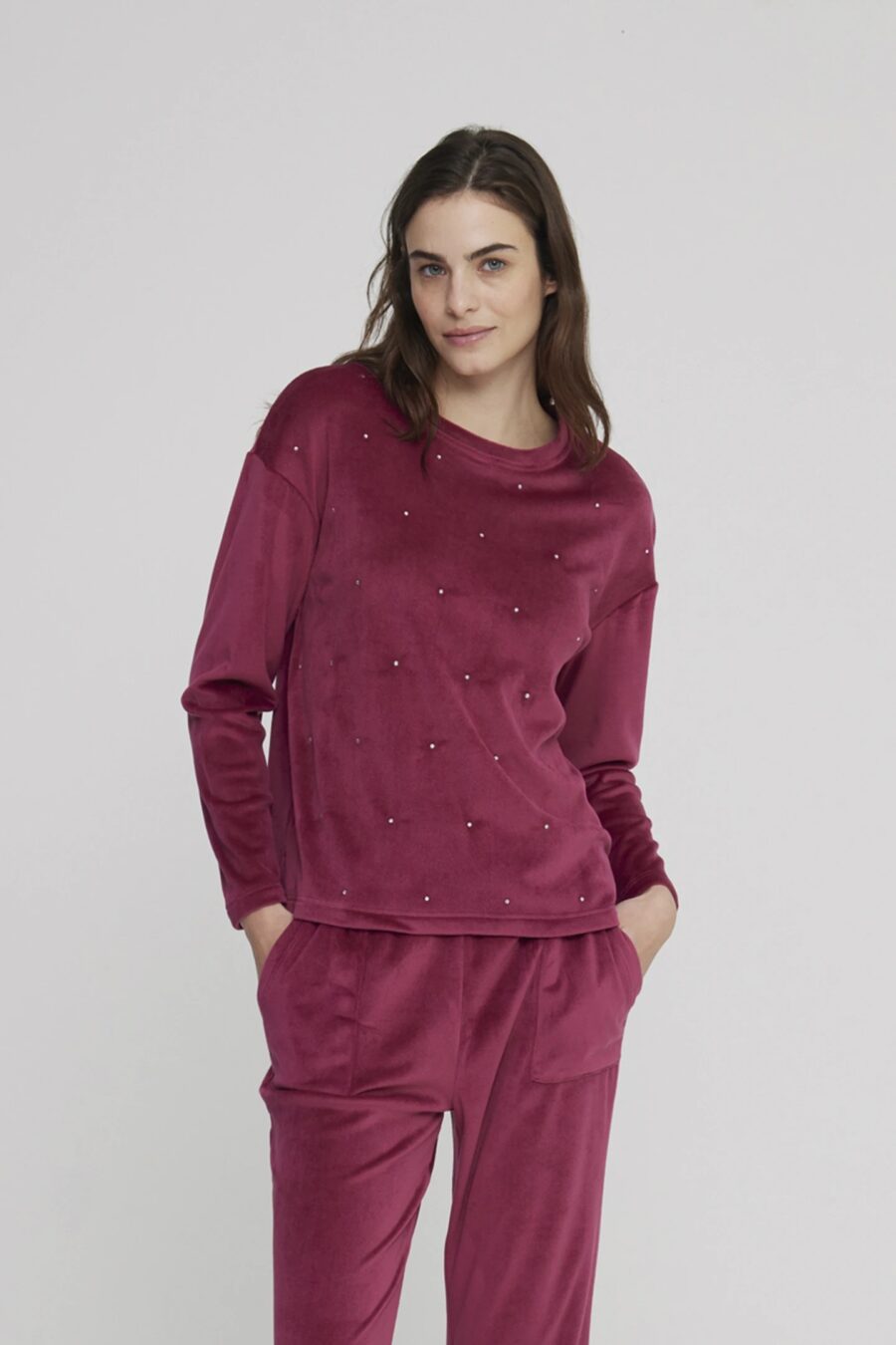 Completo donna ciniglia diamont art. FA8868 - Noidinotte