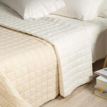 Copriletto trapuntato double face in microfibra letto singolo art. Rivisondoli – di Antica Tessitura Italiana