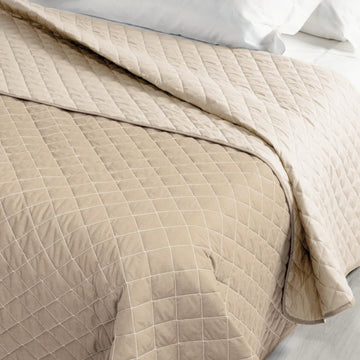 Copriletto trapuntato double face in microfibra letto singolo art. Rivisondoli – di Antica Tessitura Italiana