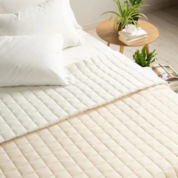 Copriletto trapuntato double face in microfibra matrimoniale art. Rivisondoli – di Antica Tessitura Italiana