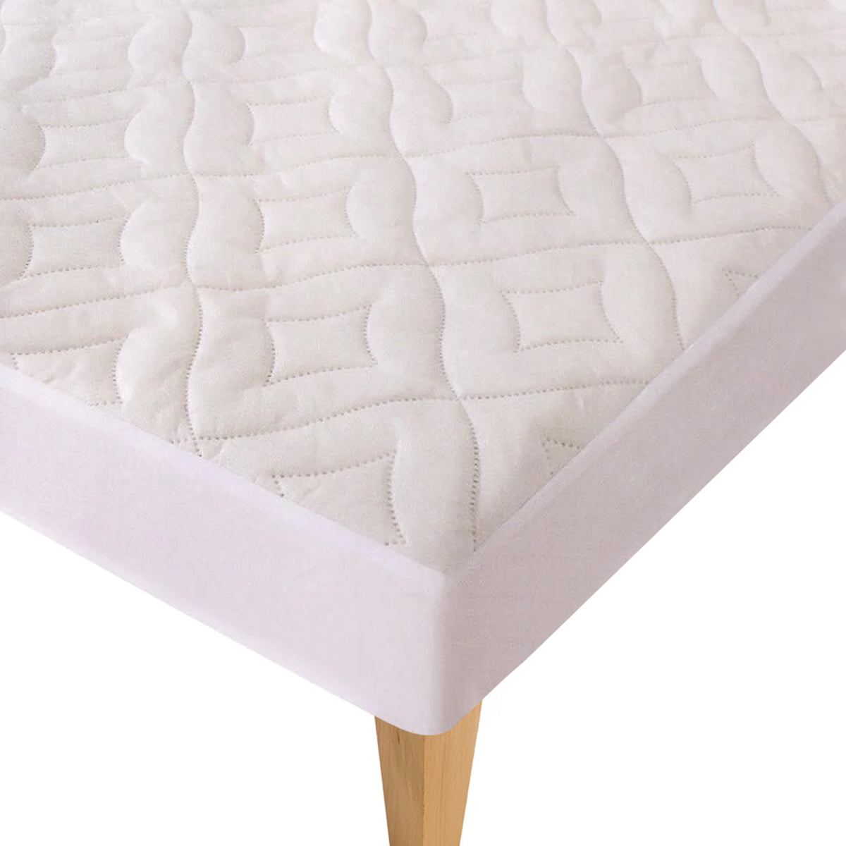 Coprirete trapuntato con angoli letto singolo art. Scudo Hotelleria - Maestri Cotonieri