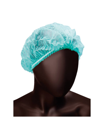 Cuffia monouso /copricapo in TNT DPI ctg. I - conf. 100 pz. 14004 col. verde  - Ajsia