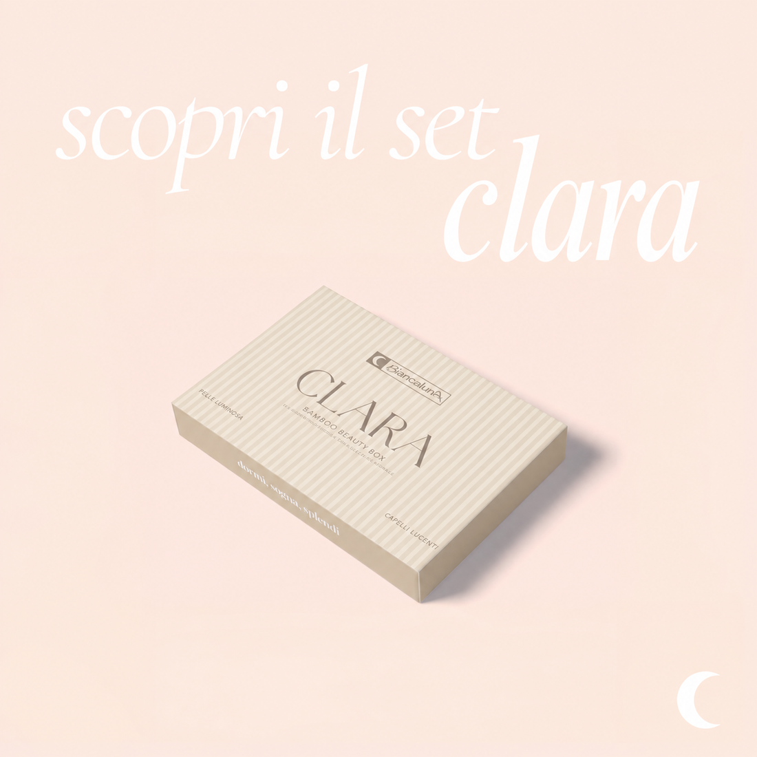 Coppia federe in seta di bamboo art. Clara - Biancaluna