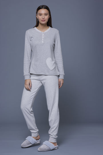 Pigiama donna punto milano art. FA7953 - Noidinotte