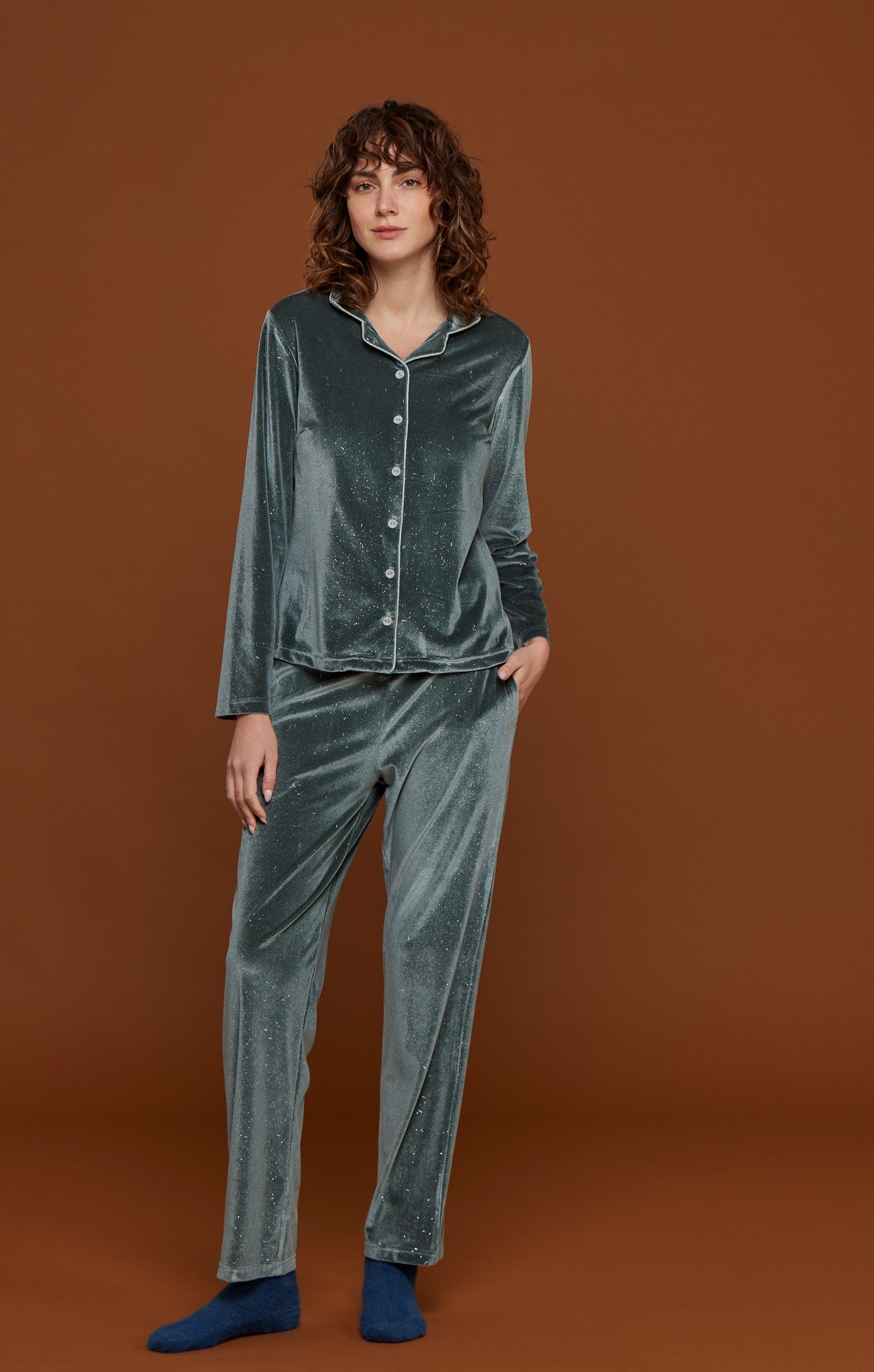 Pigiama donna ciniglia velvet art. FA8343 - Noidinotte