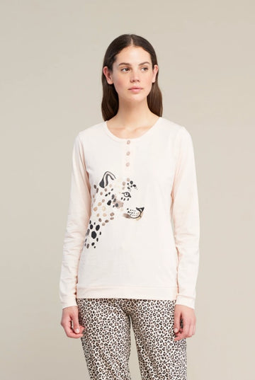 Pigiama donna lungo Maculato art. FA8541 - Noidinotte