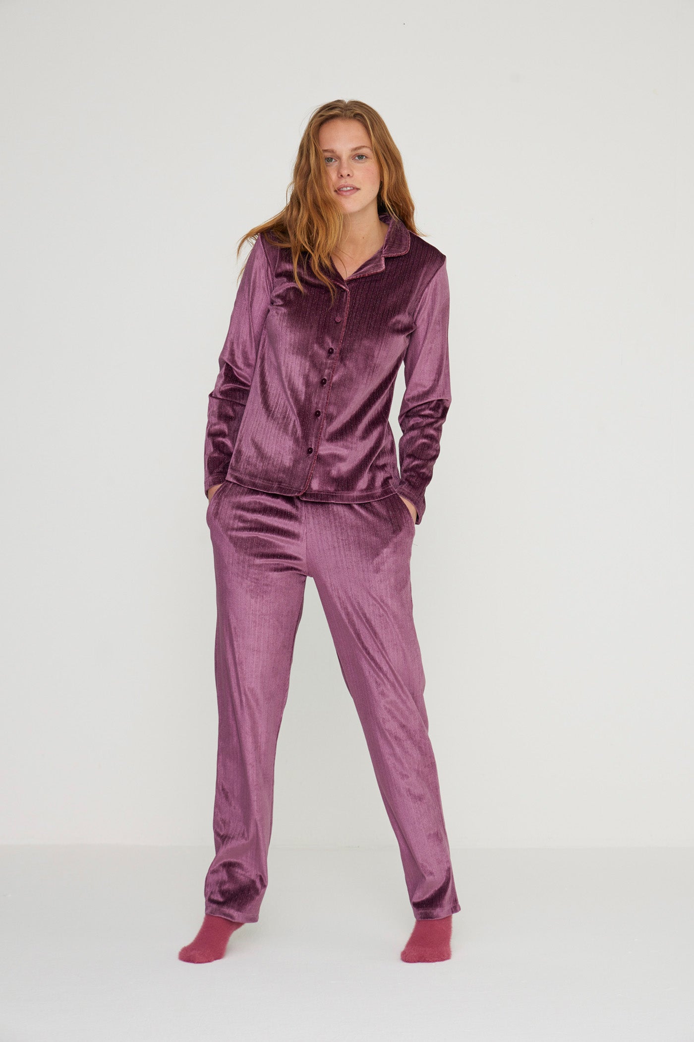 Pigiama donna ciniglia florencia art. FA8842 - Noidinotte