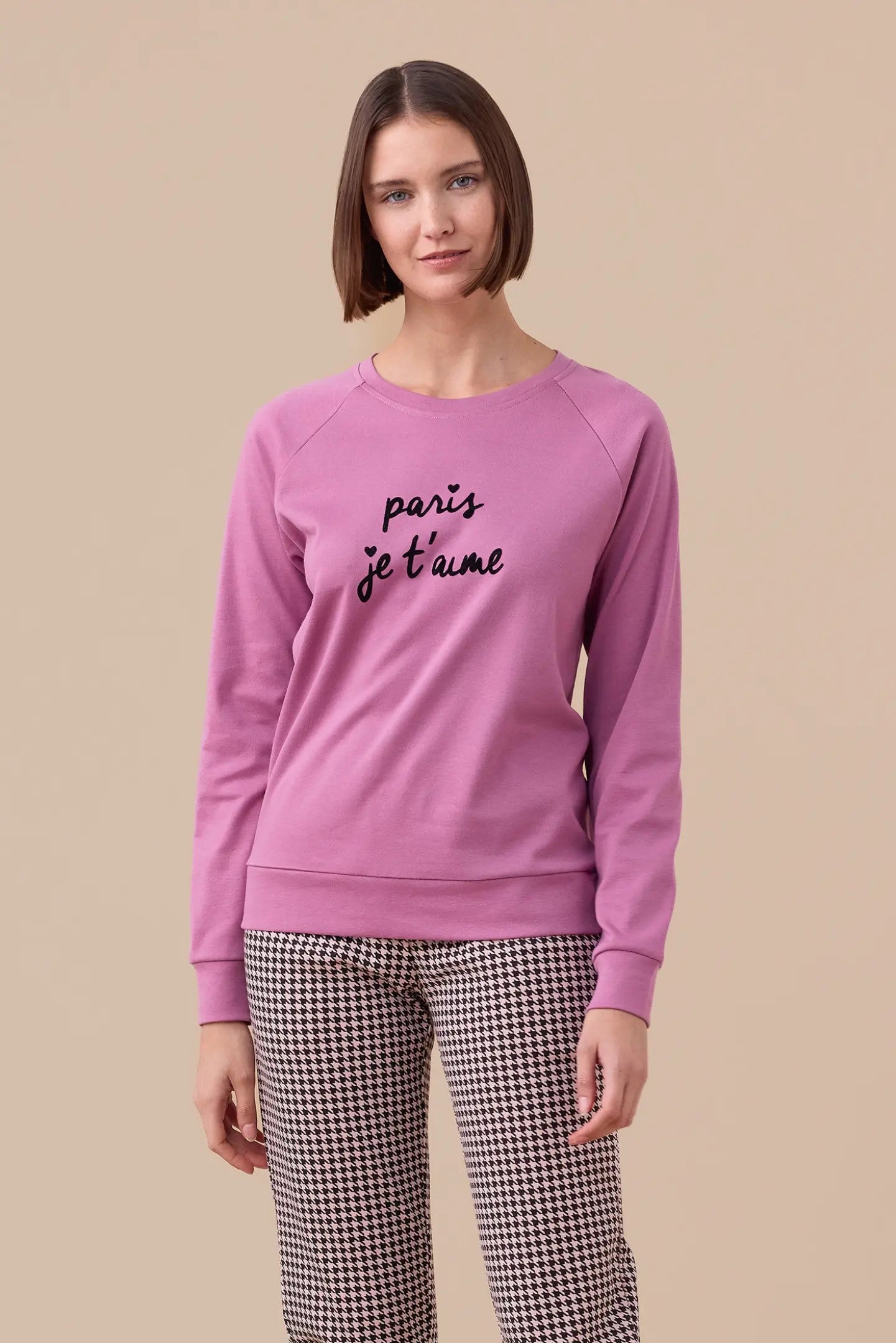 Pigiama donna caldo cotone Paris art. FA9245 – Noidinotte