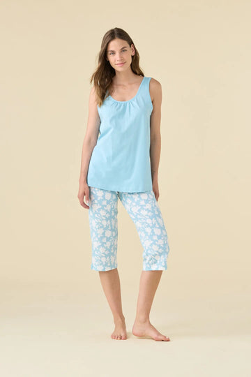 Pigiama donna corto art. floret art. FA9557 - Noidinotte