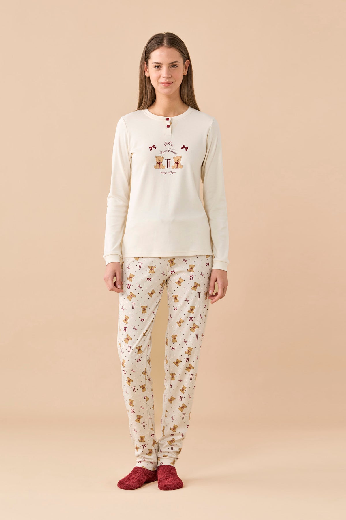 Pigiama donna Cute Ribbons art. FA9802 - Noidinotte
