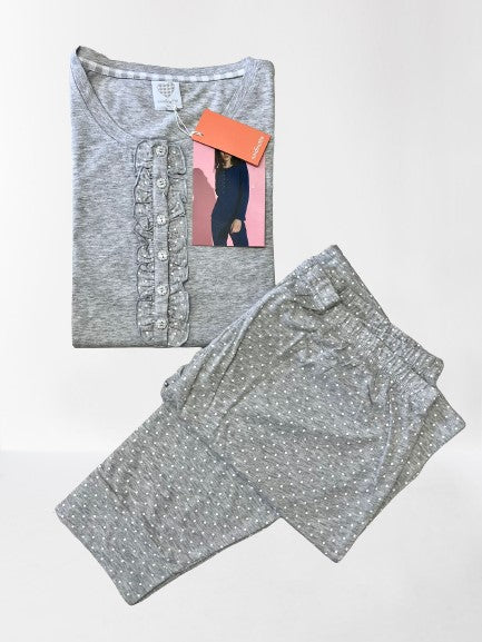 Pigiama donna lungo Taglie Forti art. FA7093 - Noidinotte