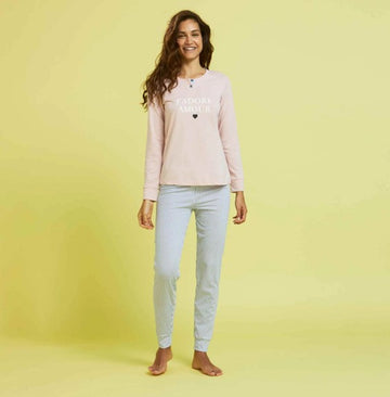 Pigiama donna lungo J’adore art. FA7671 - Noidinotte