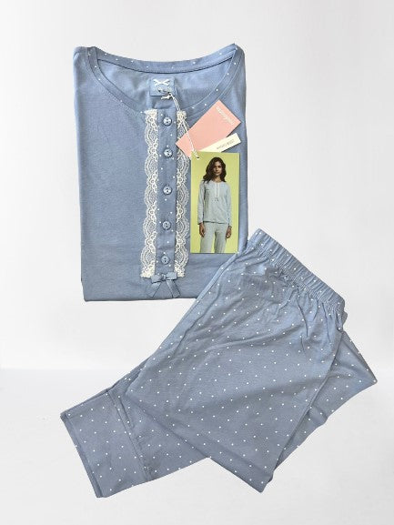 Pigiama donna lungo art. FA7698 - Noidinotte