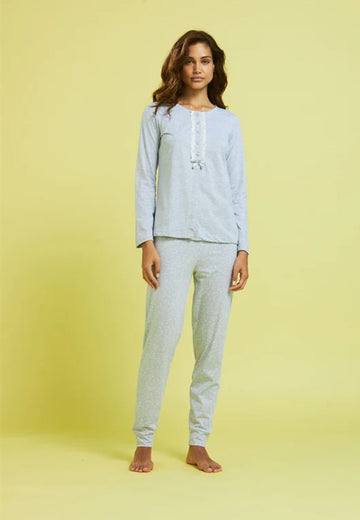 Pigiama donna lungo art. FA7698 - Noidinotte