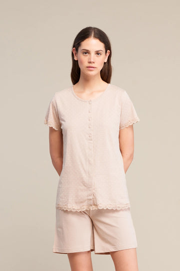 Pigiama donna corto pois art. FA8580 - Noidinotte