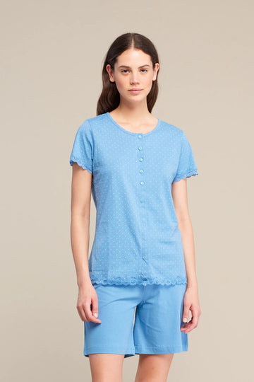 Pigiama donna corto pois art. FA8580 - Noidinotte