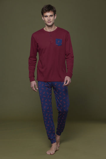 Pigiama uomo lungo rex art. FC2518 - Noidinotte