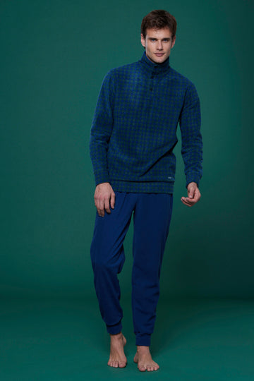 Pigiama uomo lungo micropile art. FC2563 - Noidinotte