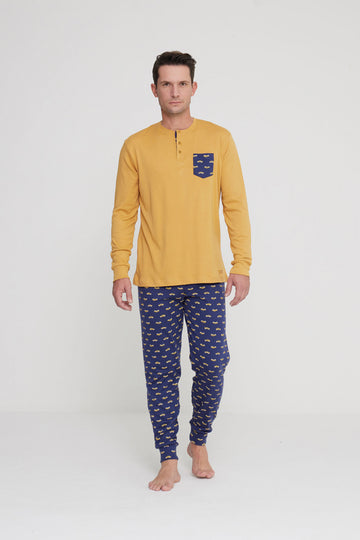 Pigiama uomo lungo car art. FC2924 - Noidinotte