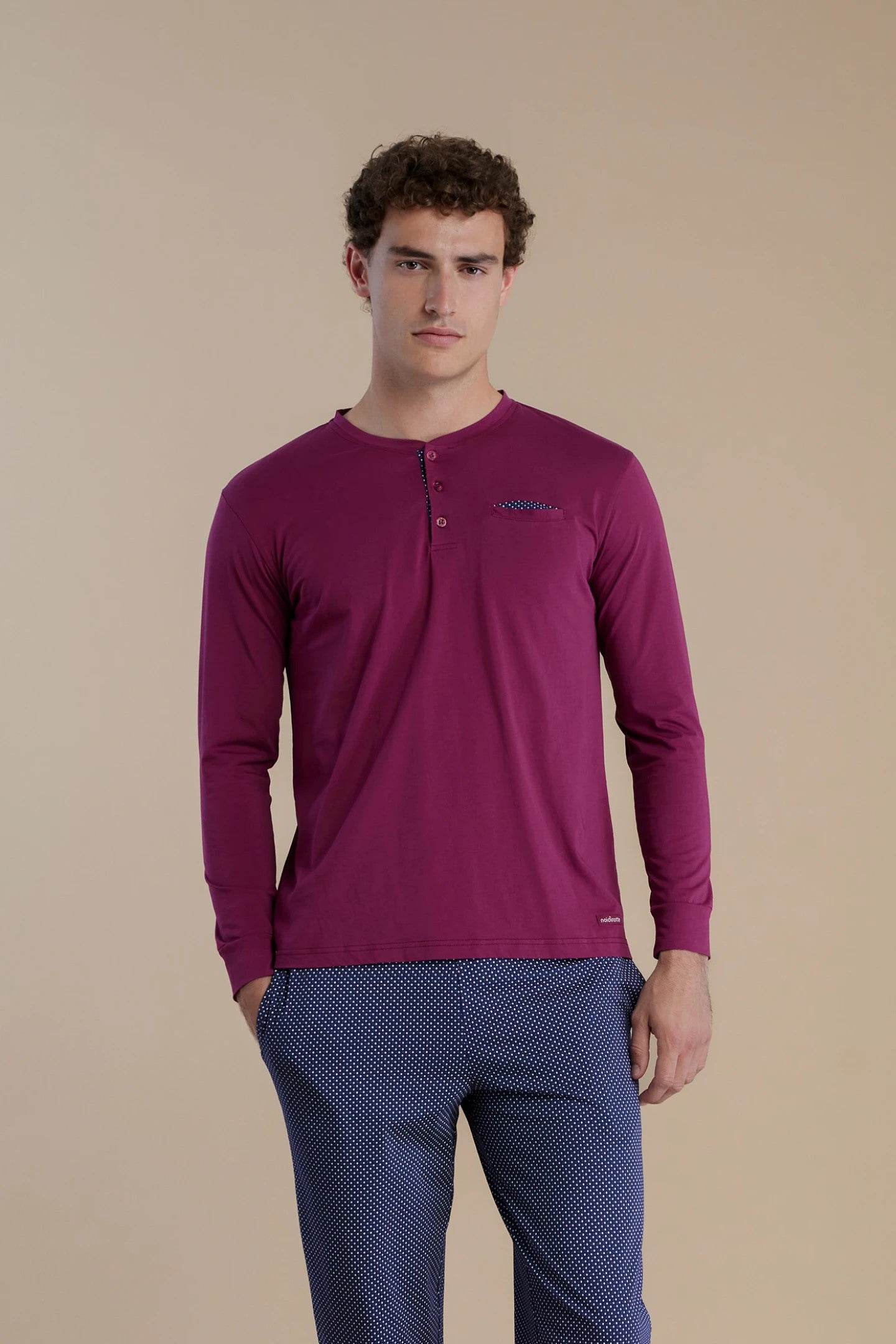 Pigiama uomo lungo dot art. FC3025 - Noidinotte