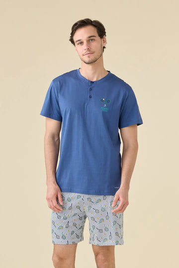 Pigiama uomo corto colorful art. FC3264 - Noidinotte