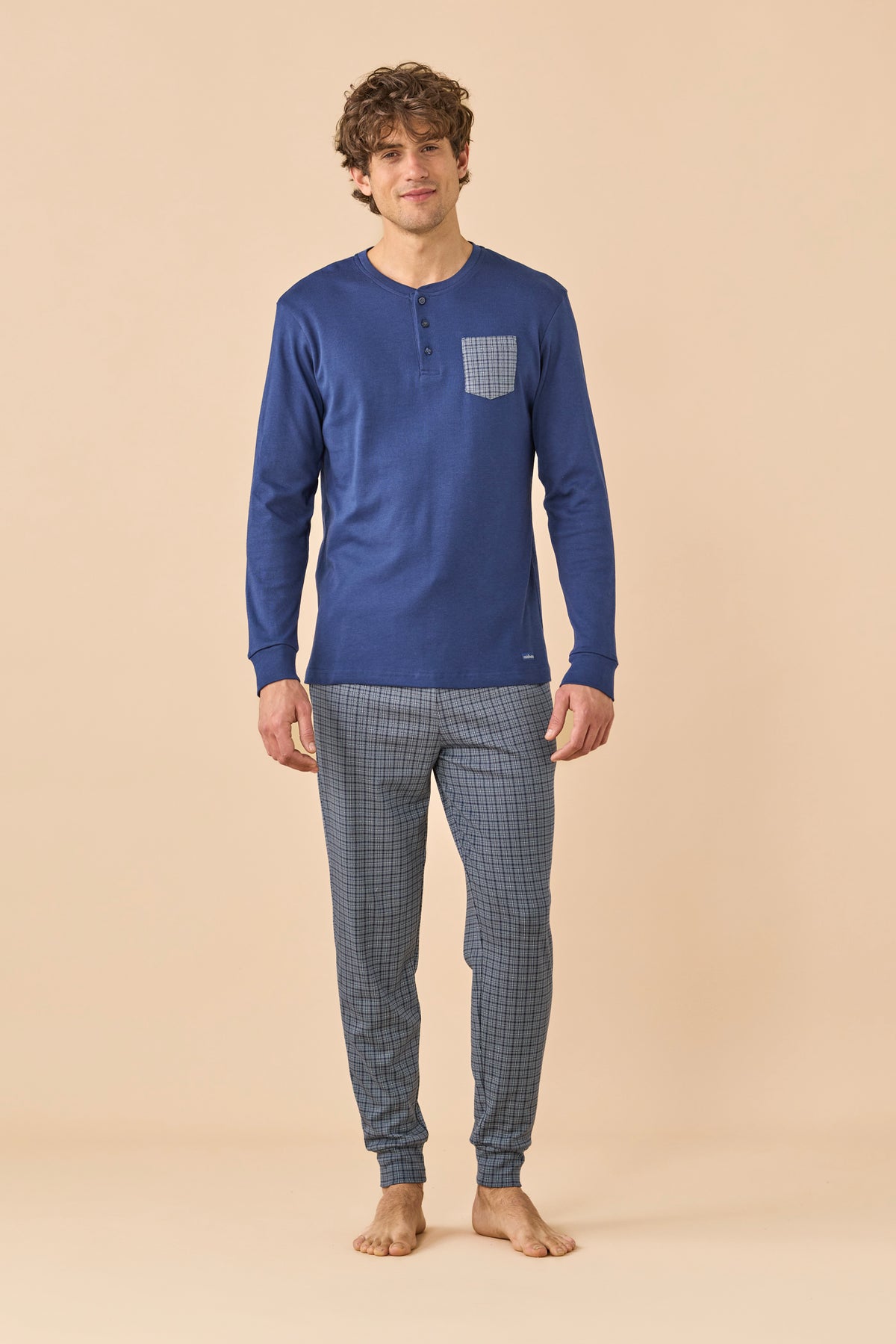 Pigiama uomo lungo Funny & Tartan art. FC3316 - Noidinotte