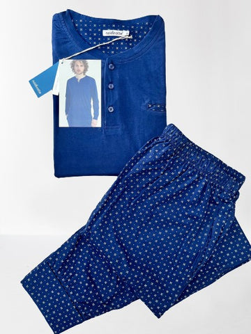 Pigiama uomo lungo taglie calibrate art. FC2307 - Noidinotte