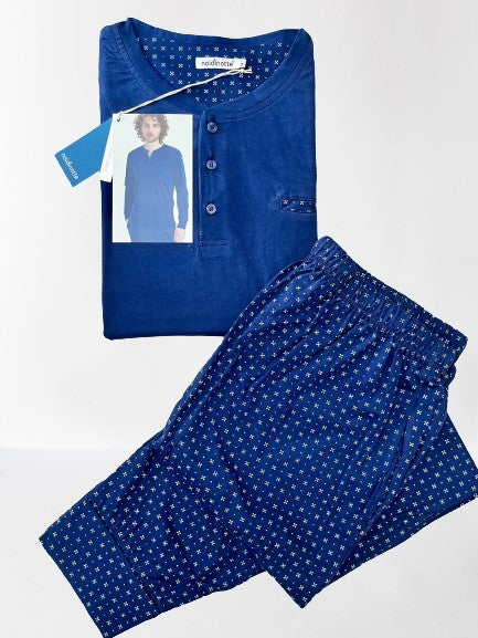 Pigiama uomo lungo taglie calibrate art. FC2307 - Noidinotte