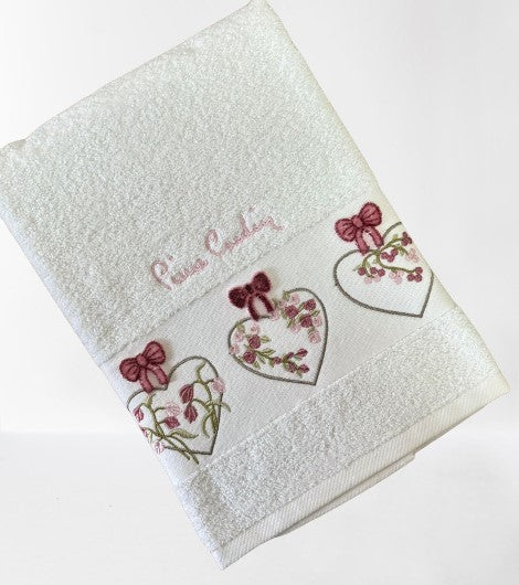 Asciugamani in spugna 1+1 art. Fiocco - Pierre Cardin