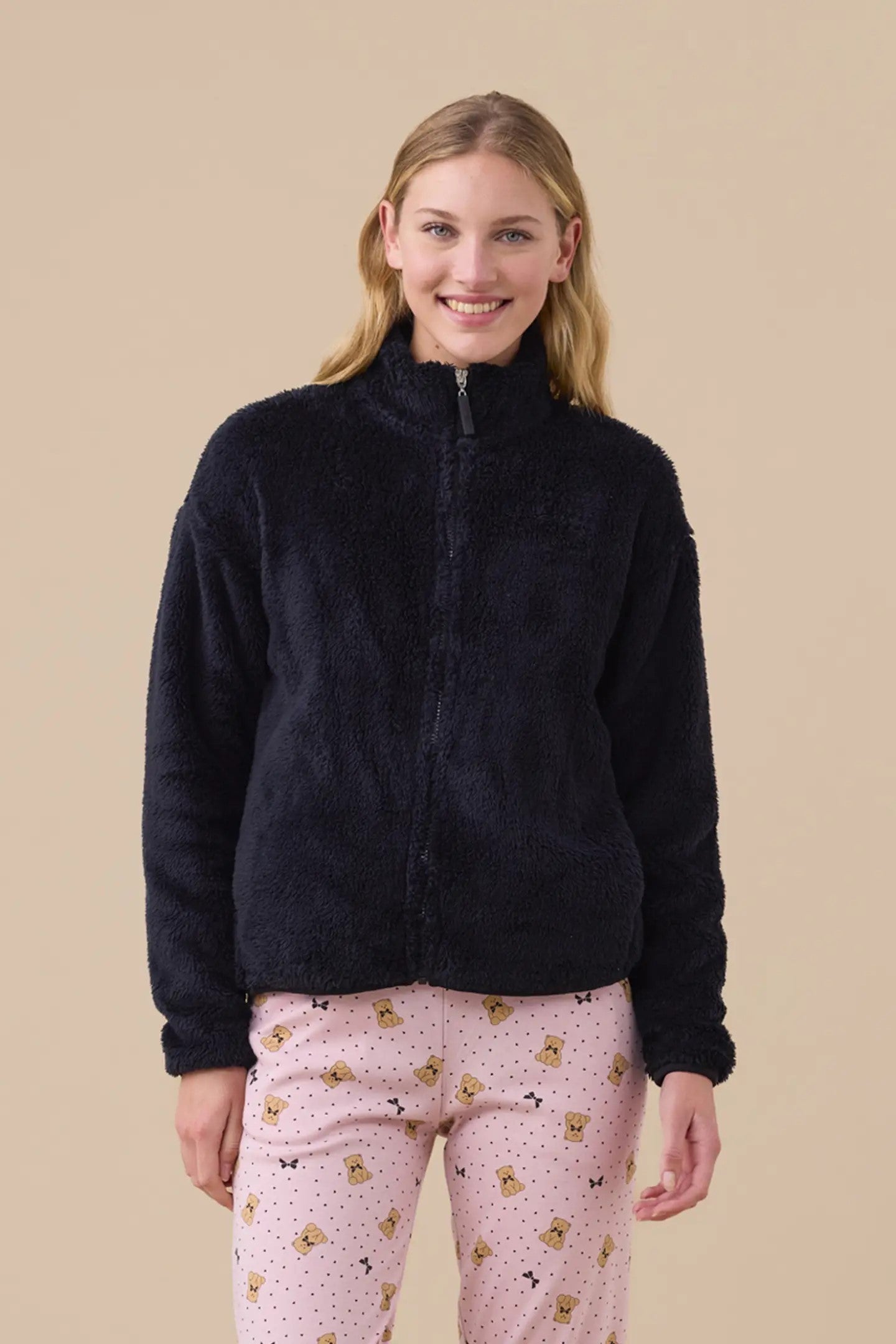 Giacca donna in eco-pelliccia unito art. GE3037 – Noidinotte