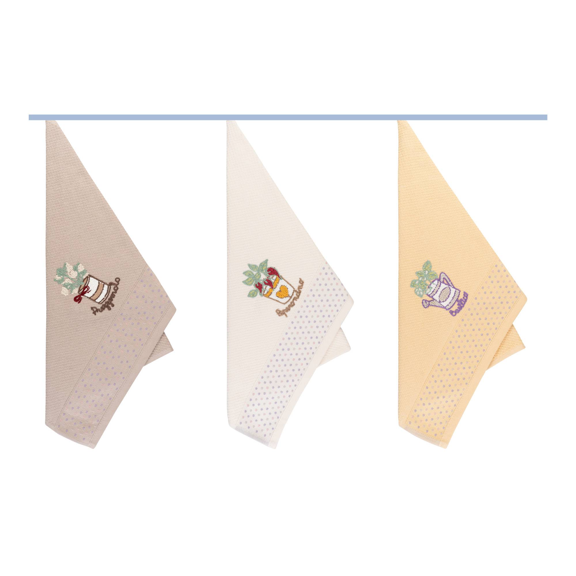 Tris strofinacci in spugna art. Herbarium - Vingi