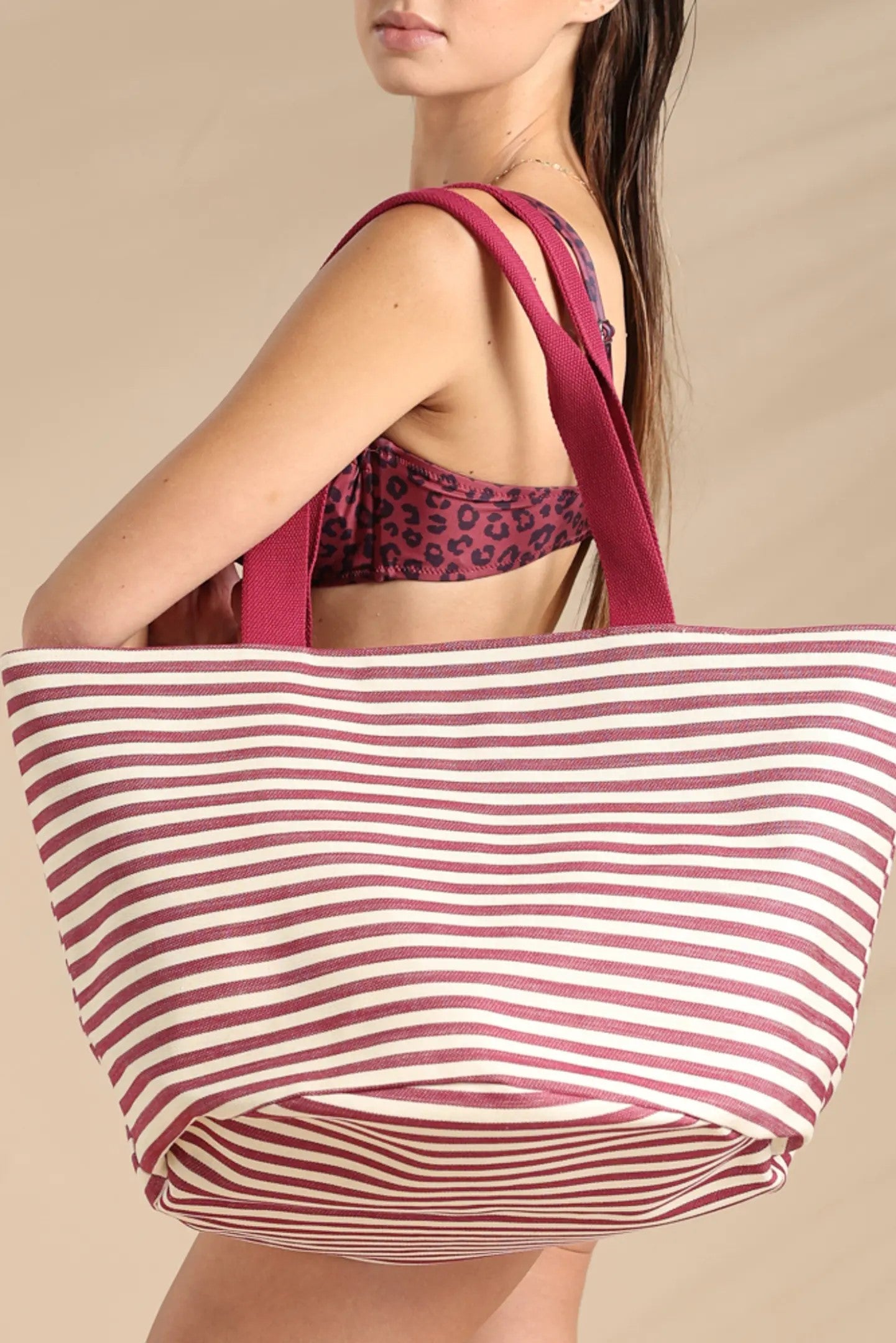 Borsa in tessuto riga art. TR1483 - Noidinotte