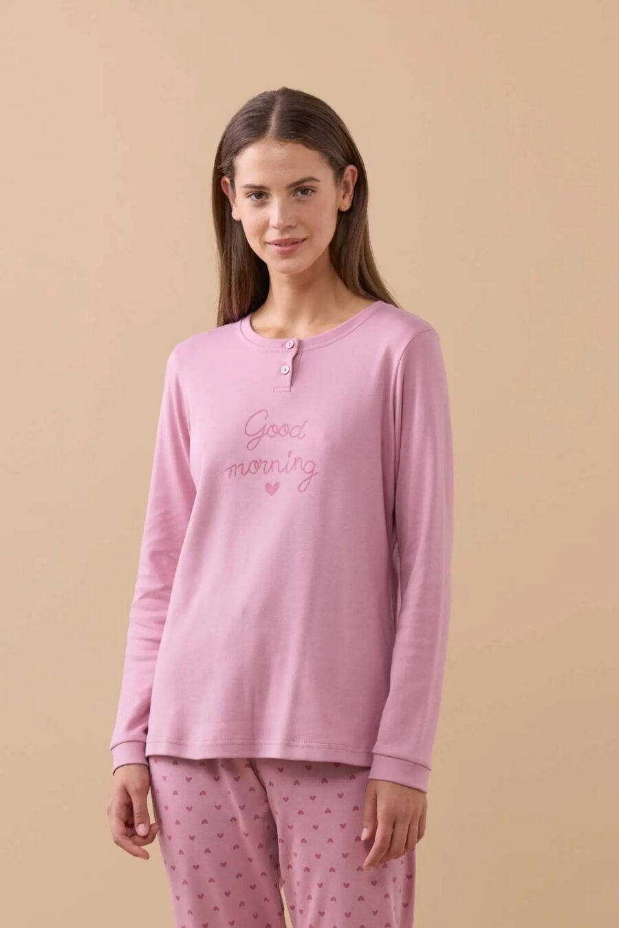 Pigiama donna caldo cotone morning art. FA9187 – Noidinotte