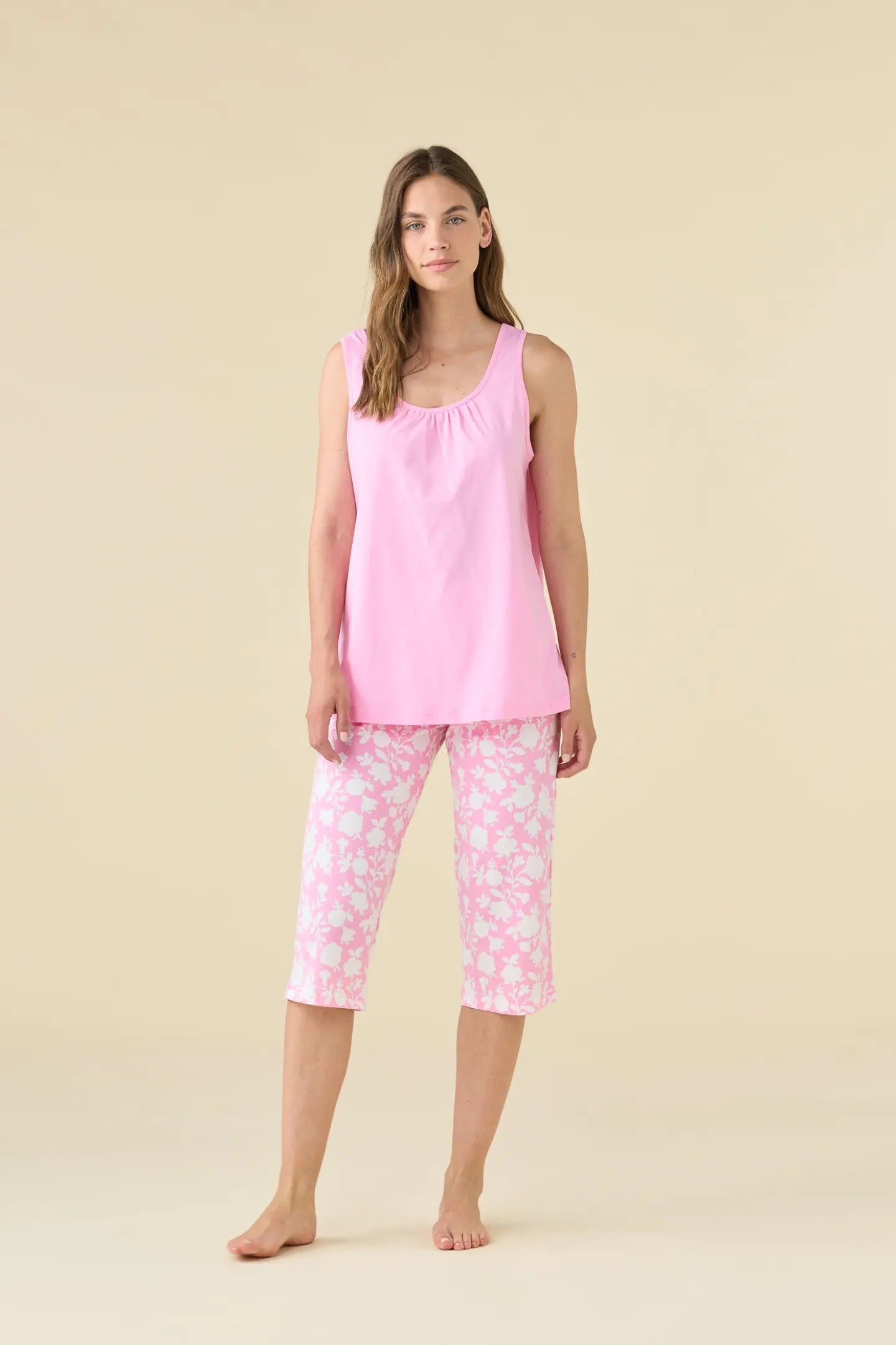 Pigiama donna corto art. floret art. FA9557 - Noidinotte