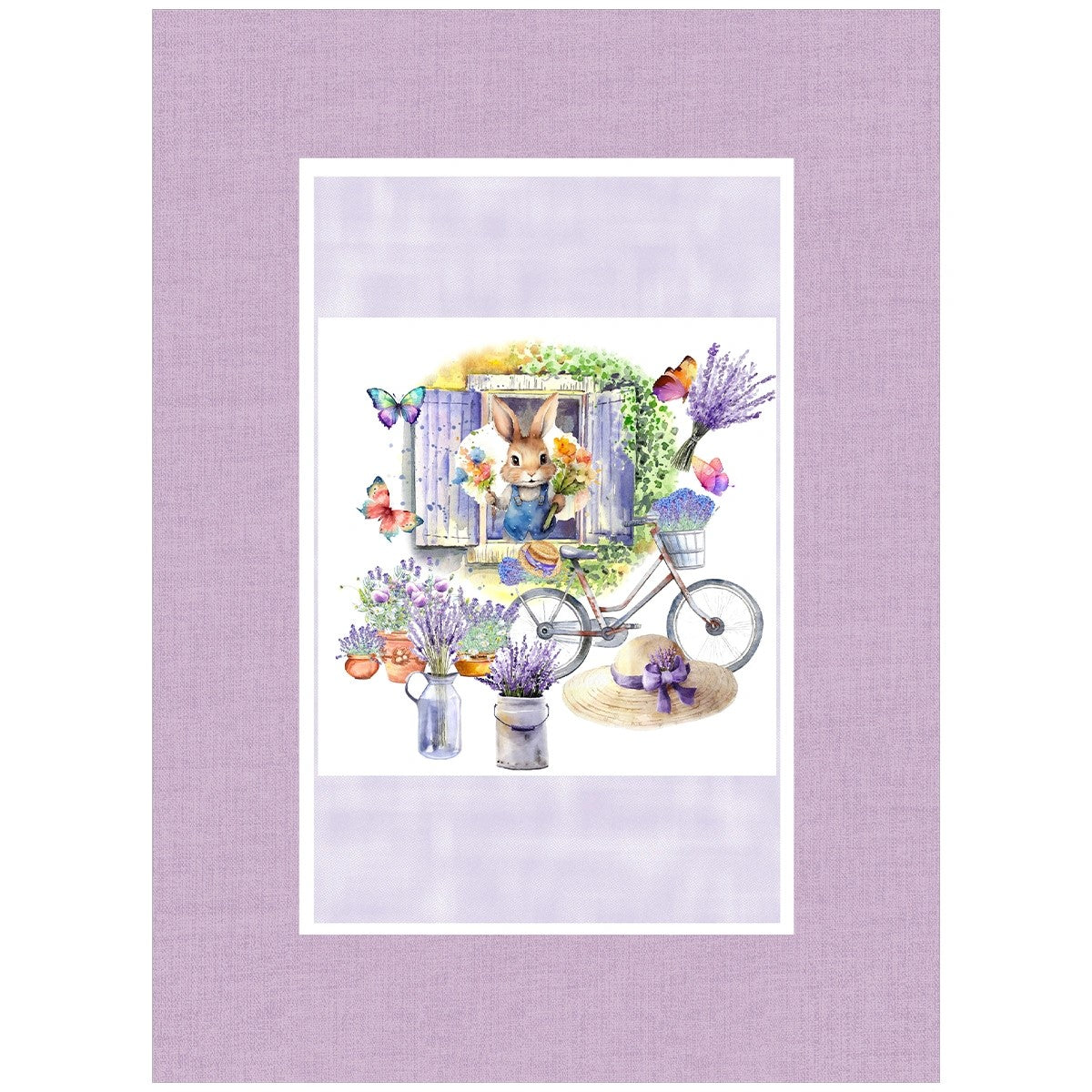 Set di 6 strofinacci con stampa digitale art. Pasqua Tiffany 9 - Vingi