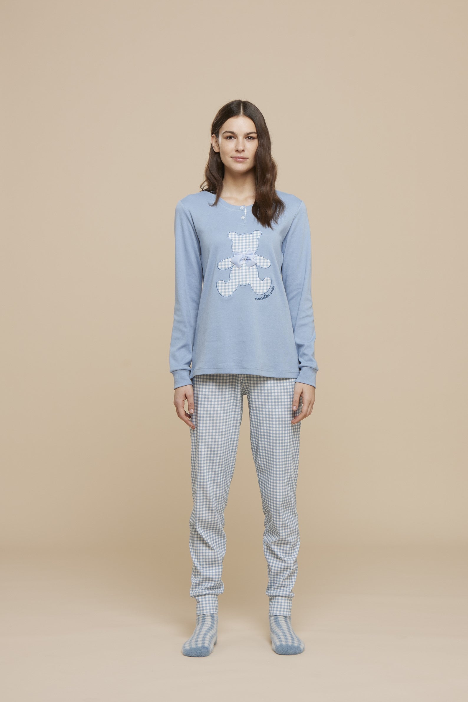 Pigiama donna vichy heart art. FA8327 - Noidinotte