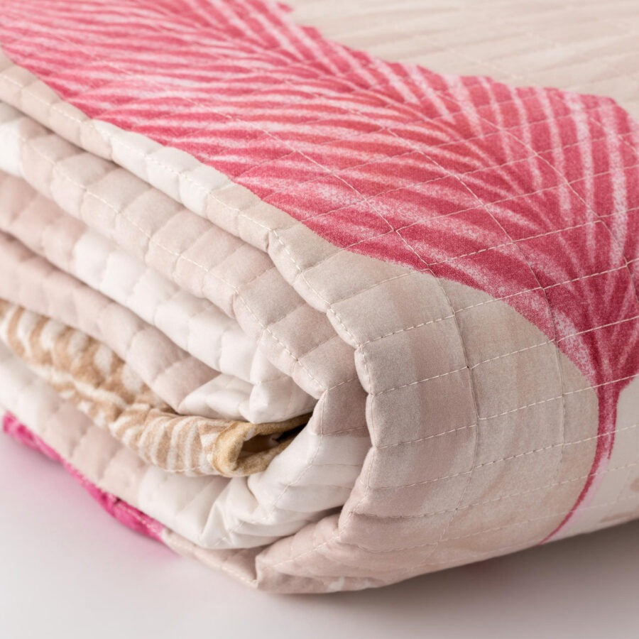 Copriletto trapuntato art. NIDA Pink - Linea Oro