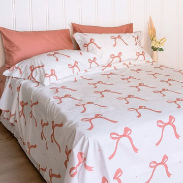 Completo lenzuola con 4 federe in percalle art. Mademoiselle - Maestri Cotonieri