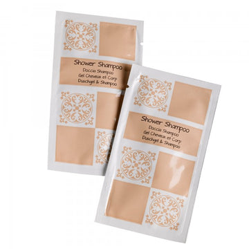 Bagno shampoo in bustina da 10 ml Acanto set 600 pz - Leone