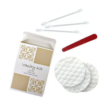 Set Vanity Acanto con cotton fioc, lima e dischetti struccanti Set 100 pz - Leone