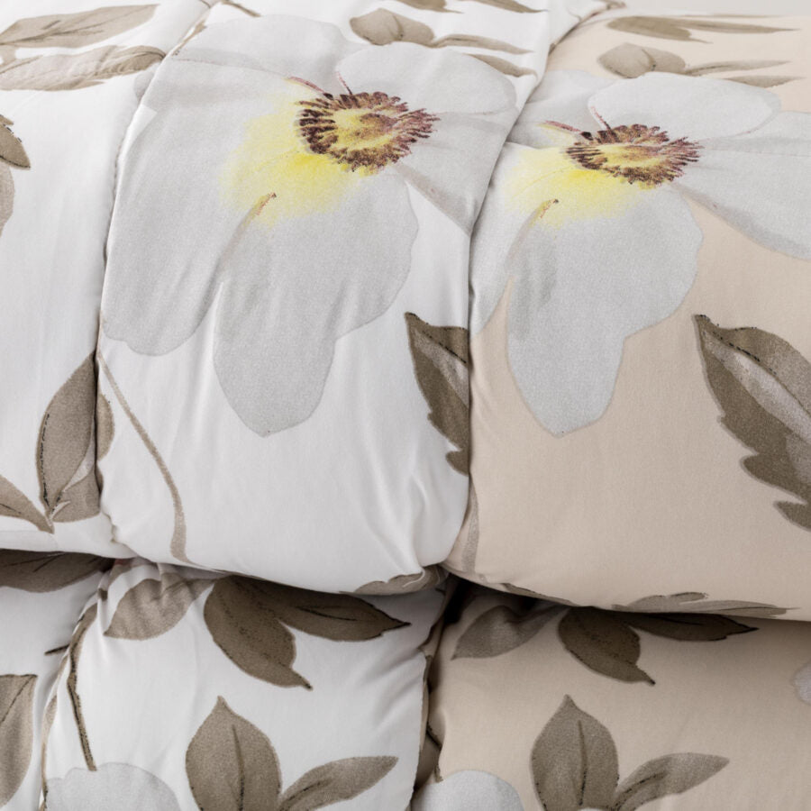 Trapunta in microfibra double face art. Cleris panna - Linea Oro