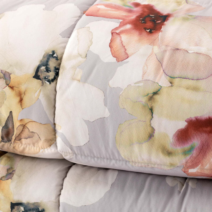 Trapunta in microfibra art. Peonia - Linea Oro