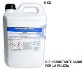 Detergente disincrostante acido per superfici concentrato professionale da 5Kg – NDS 712-5  made in Italy
