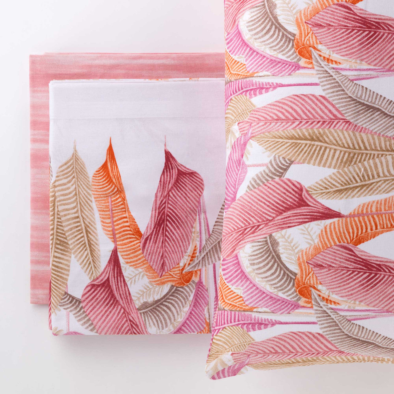 Completo lenzuola art. Nida pink - Linea Oro